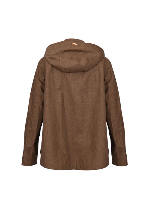 Giacca A-shape in lana, seta e lino Herno | GC000559D 171502240